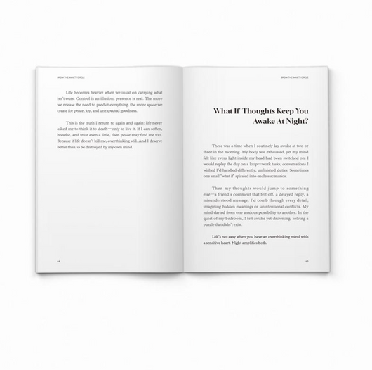 Mental Health Book: Break the Anxiety Circle