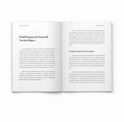 Mental Health Book: Break the Anxiety Circle