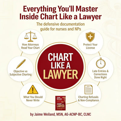 Chart Like A Lawyer: Protect Your Liscence