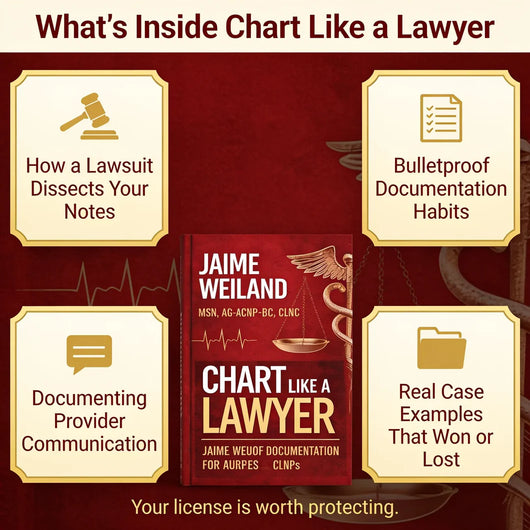 Chart Like A Lawyer: Protect Your Liscence